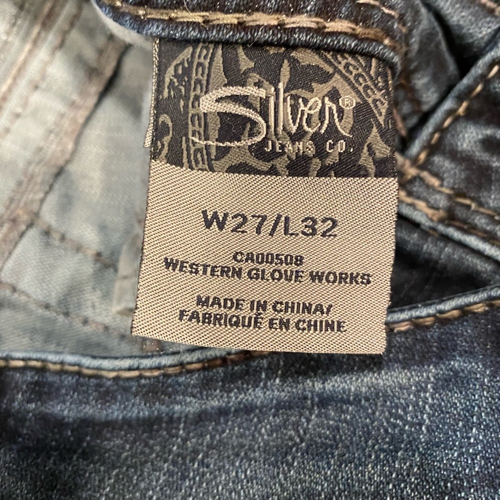 Silver Suki Surplus Bootcut Jeans Size  27 - Picture 8 of 11